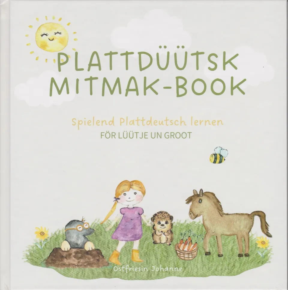Isensee Verlag Plattdüütsk Mitmak-Book Mitmachbuch Bauernhof