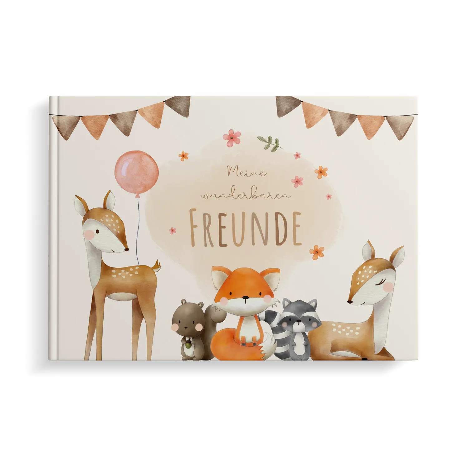 MeinBaby123 Freundebuch Kinder Süße Tiere 76 Seiten