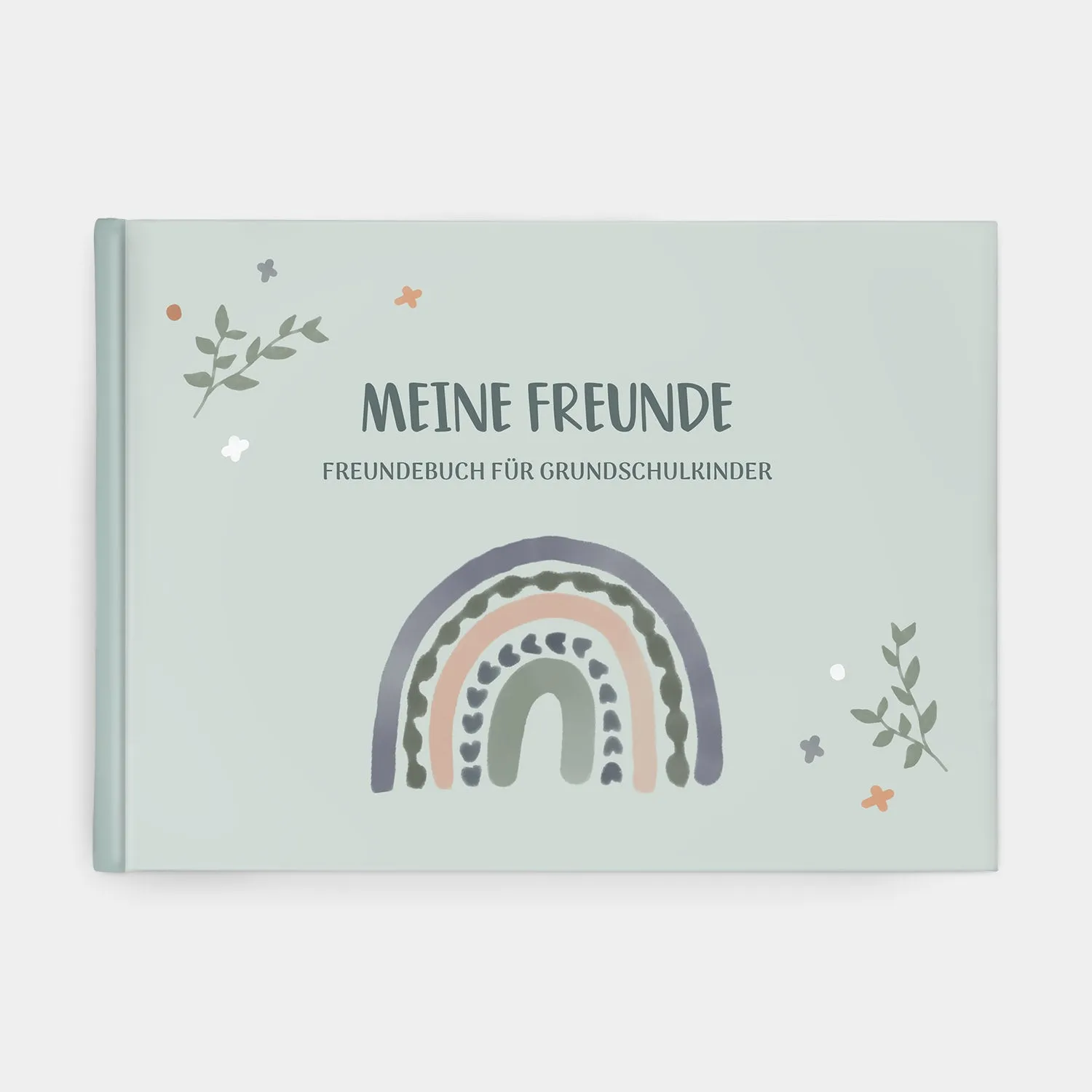 MINTKIND Freundebuch Grundschule Regenbogen Mint 80 Seiten