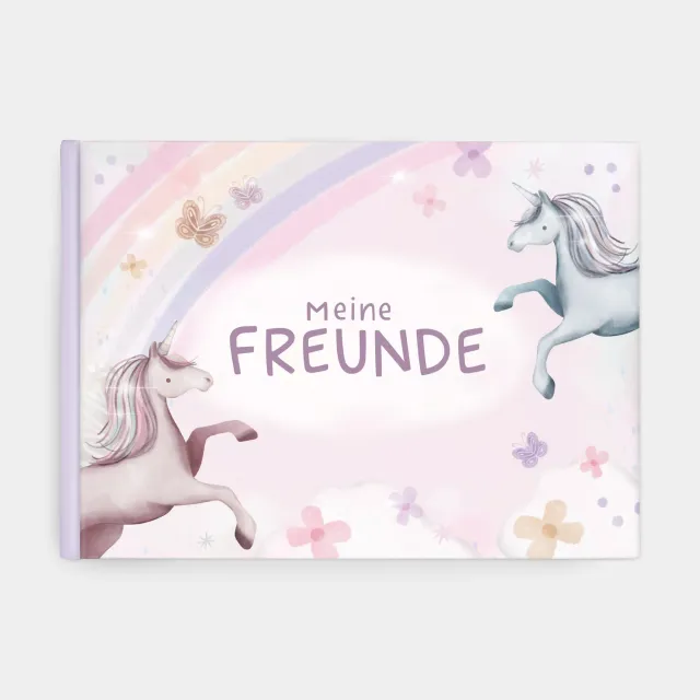 MINTKIND Freundebuch Grundschule Einhorn 30 Einträge A5