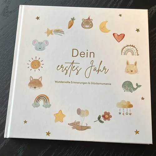 MeinBaby123 Dein erstes Jahr Babyalbum rosa 136 Seiten