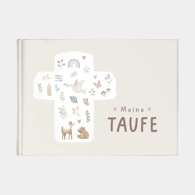 MINTKIND Meine Taufe Taufbuch Wald 60 Seiten