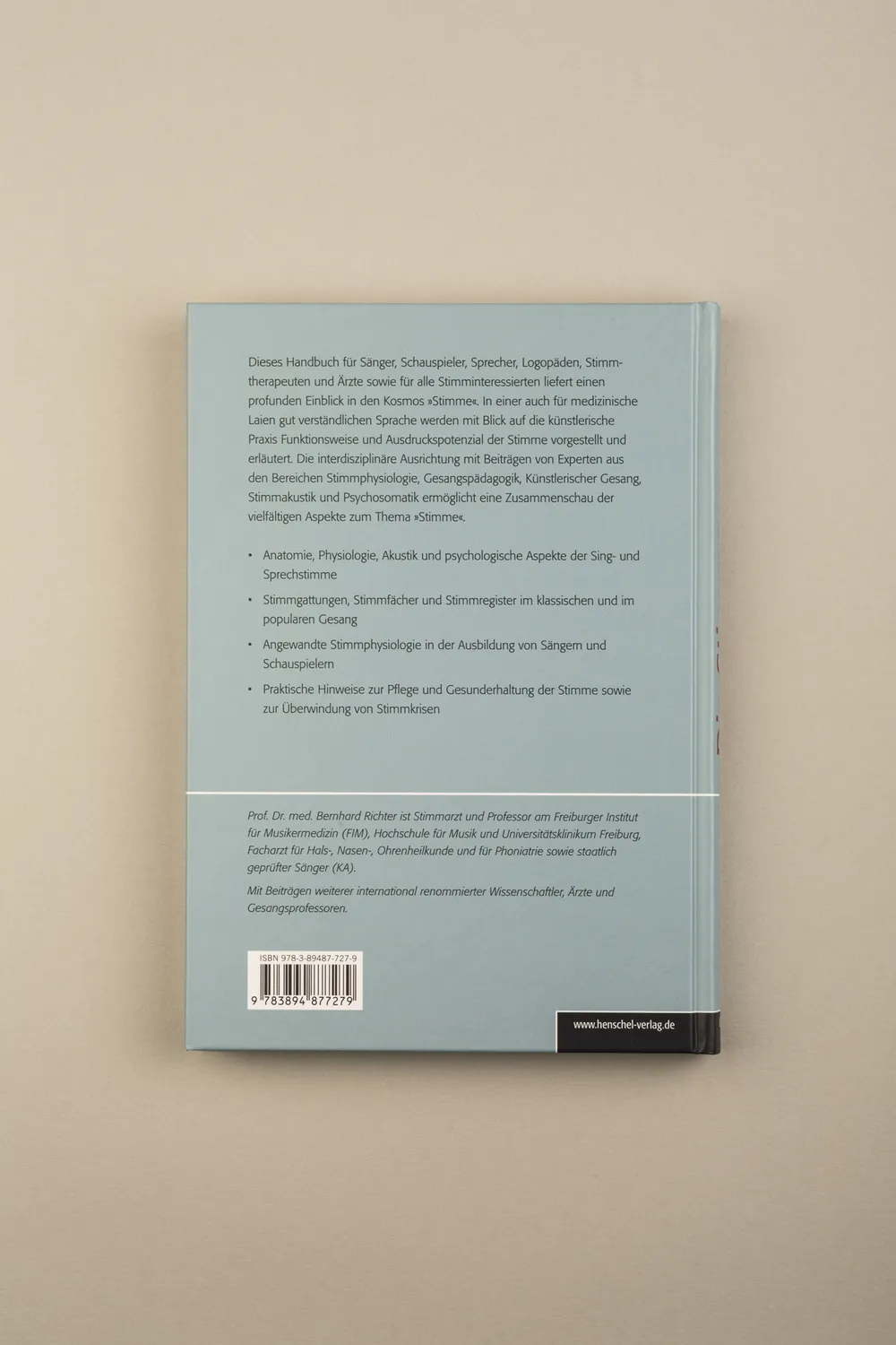 Seemann Henschel Die Stimme Buch Gesang Stimmbildung