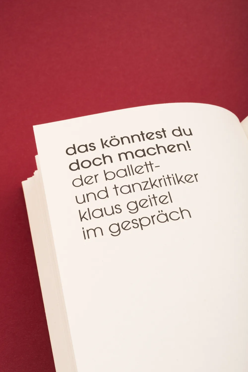 Seemann Henschel Geitel Tanzkritiken Buch 60er 70er
