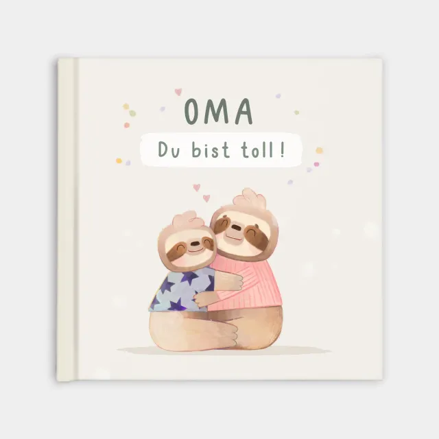MINTKIND Oma du bist toll Geschenkbuch zum Ausfüllen