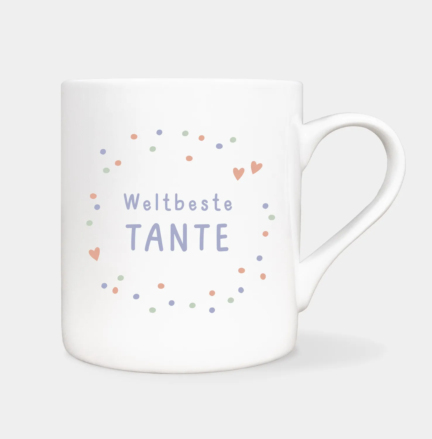 MINTKIND Tante Geschenk Set Buch Tasse Karte 3-teilig