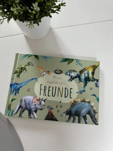 MeinBaby123 Dino Freundebuch Hardcover 26 Freunde