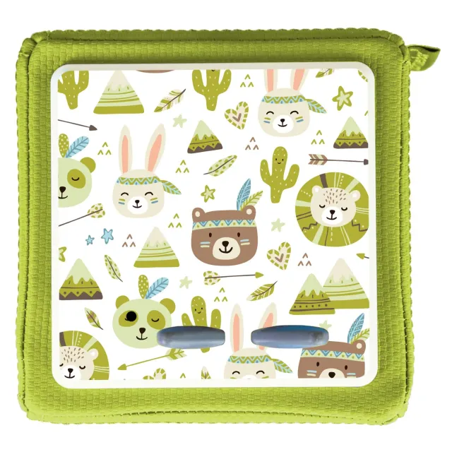 MeinBaby123 Boho Tiere Grün Toniebox Schutzfolie wasserfest