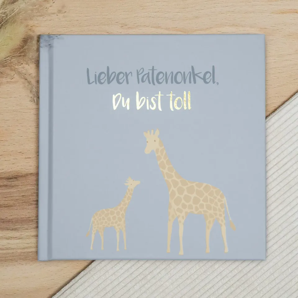 MINTKIND Lieber Patenonkel Du bist toll Geschenkbuch 32 Seiten