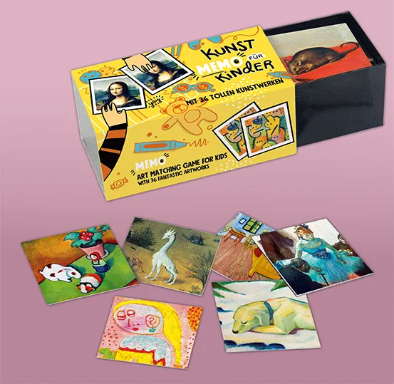 Seemann Henschel Kunst für Kinder Memo Memo-Spiel 72 Karten ab 3 Jahren