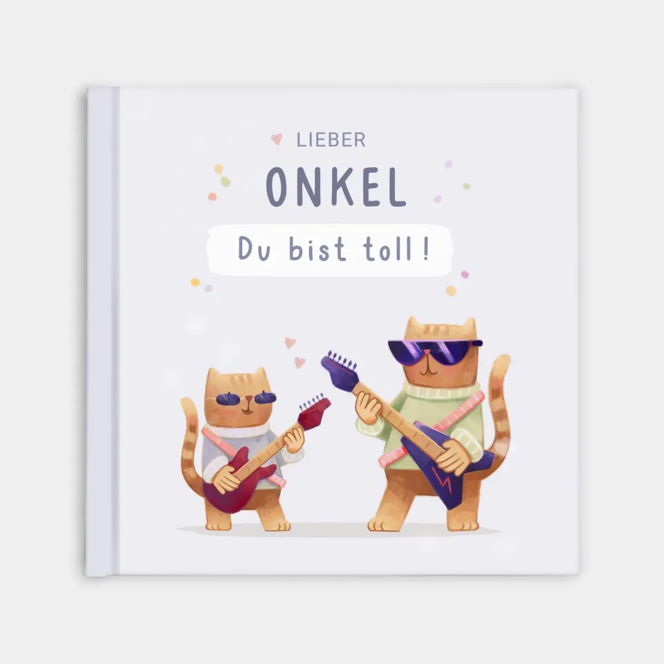 MINTKIND Lieber Onkel Du bist toll Geschenkbuch Mitmachen