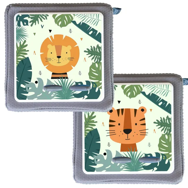 MeinBaby123 Toniebox Löwe Tiger Schutzfolie 2er Set matt