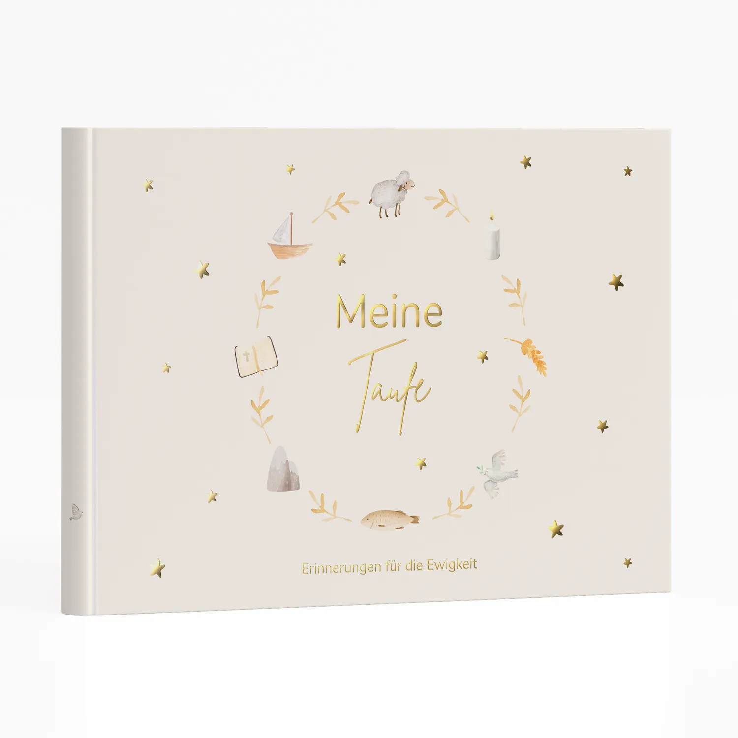 MeinBaby123 Meine Taufe Taufbuch beige 76 Seiten