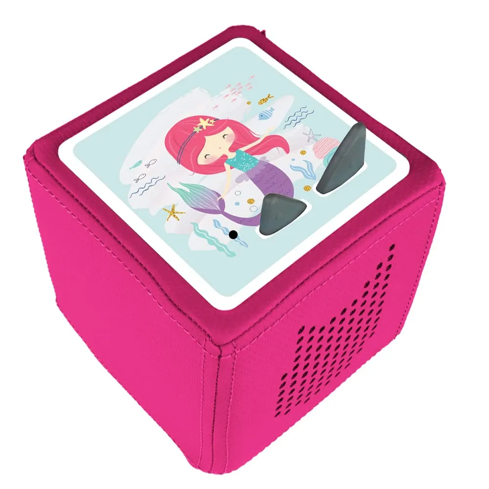 MeinBaby123 Toniebox Schutzfolie Meerjungfrau pink blau