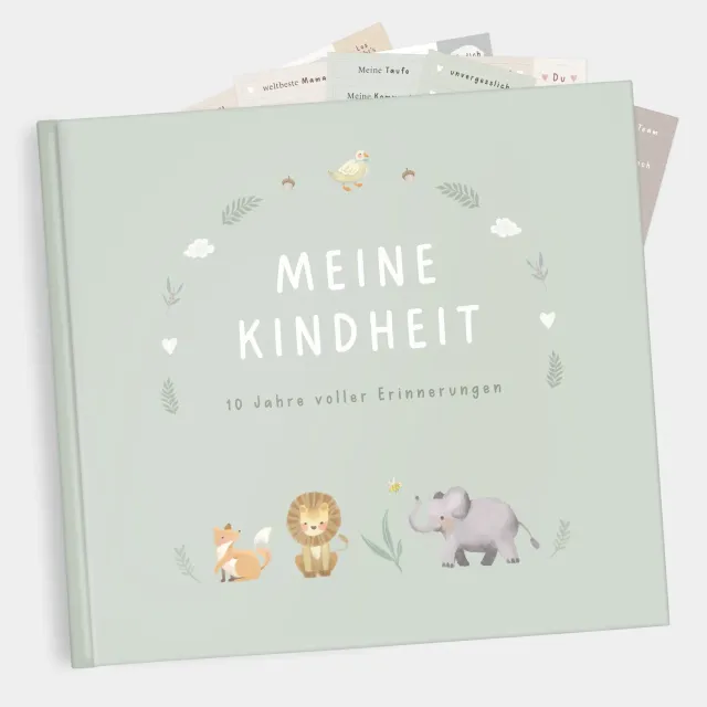 MINTKIND Meine Kindheit Erinnerungsalbum Wald 228 Seiten