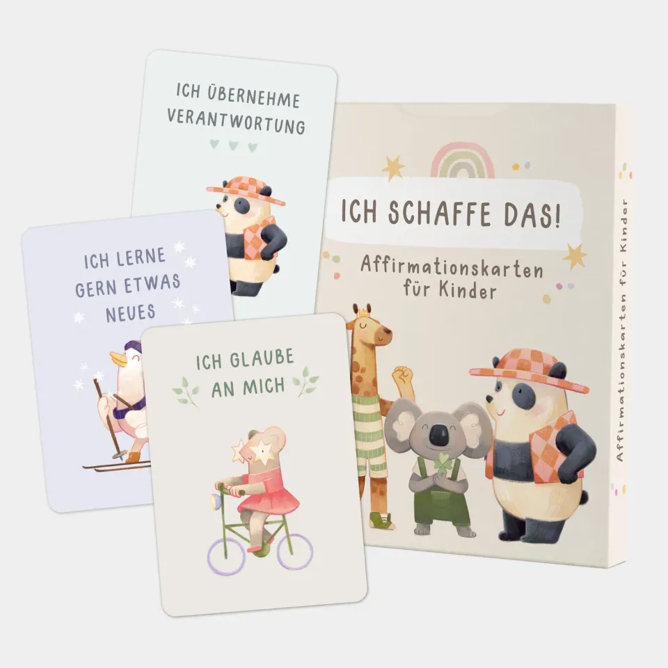 MINTKIND Affirmationskarten Kinder 35 Karten A7