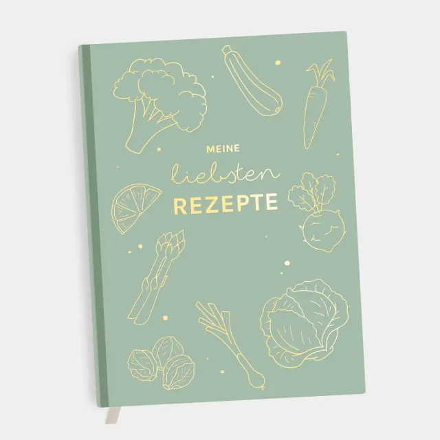 MINTKIND Meine Rezepte Rezeptbuch Salbei zum Selberschreiben