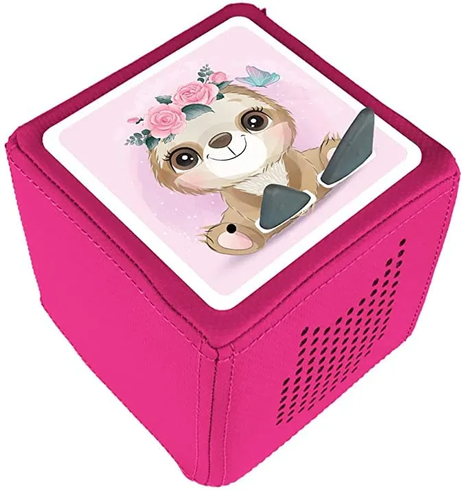 MeinBaby123 Toniebox Schutzfolie 2er Set Faultier Giraffe
