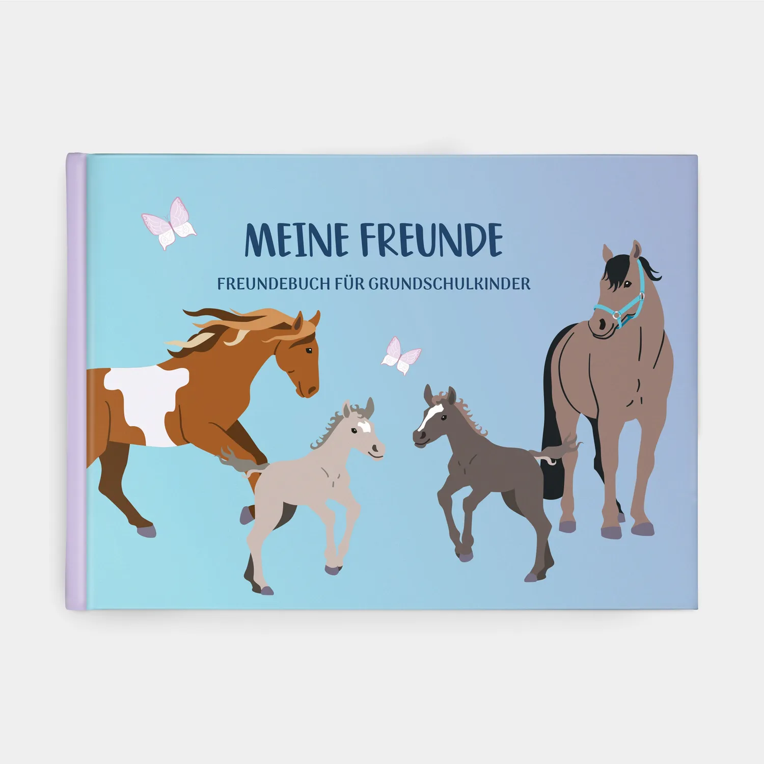 MINTKIND Freundebuch Schule Pferde Rosa 96 Seiten