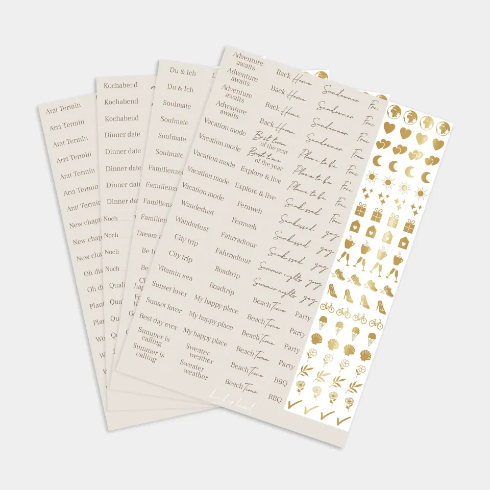 MINTKIND kind of hazel Create & Organize Sticker Set