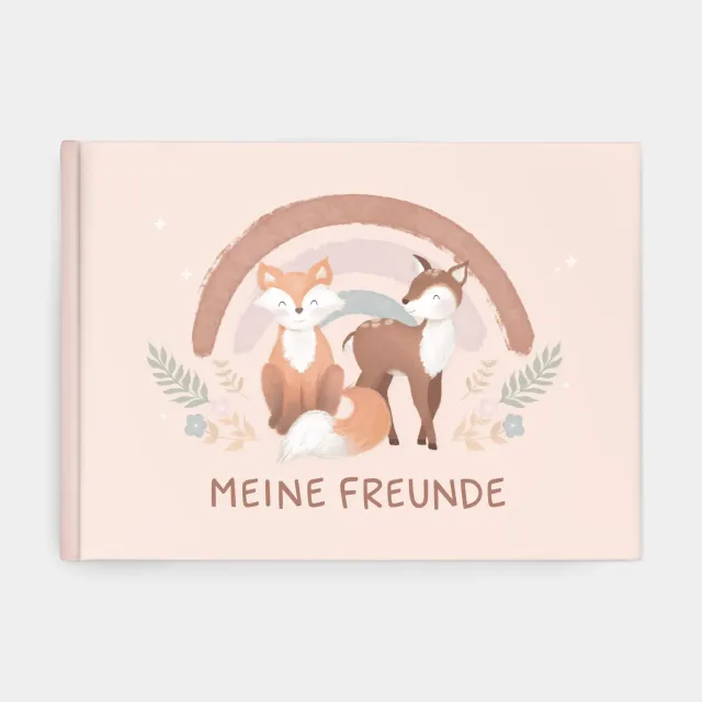 MINTKIND Freundebuch Grundschule Boho Waldtiere 30 Freunde