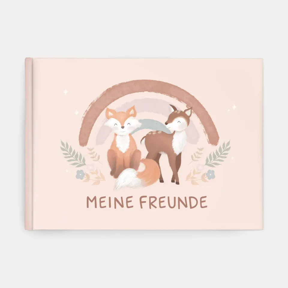 MINTKIND Freundebuch Grundschule Boho Waldtiere 30 Freunde