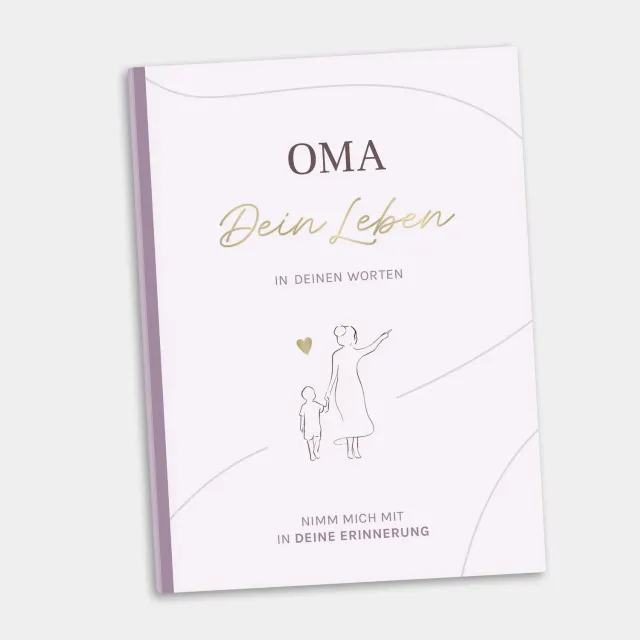 MINTKIND Dein Leben Oma Erinnerungsbuch 112 Seiten