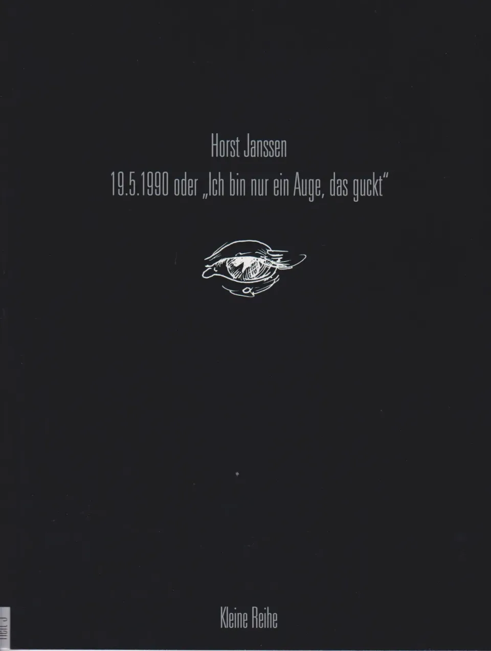 Isensee Verlag Horst Janssen Bildband Zyklus 19.5.1990