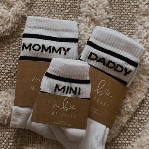 MeinBaby123 Retro-Socken Daddy Tennissocken Bio-Baumwolle 43-46
