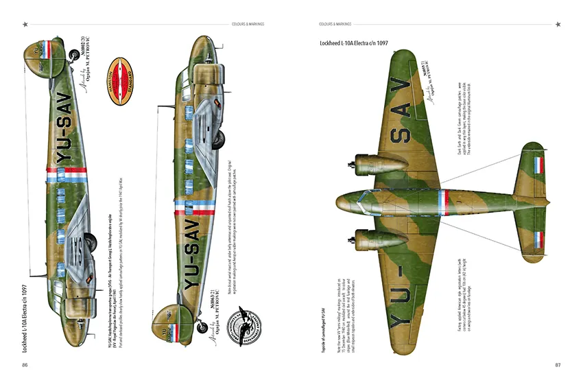 Canfora Publishing Yugoslav Electras From Aeroput Airlines to RAF Bildband