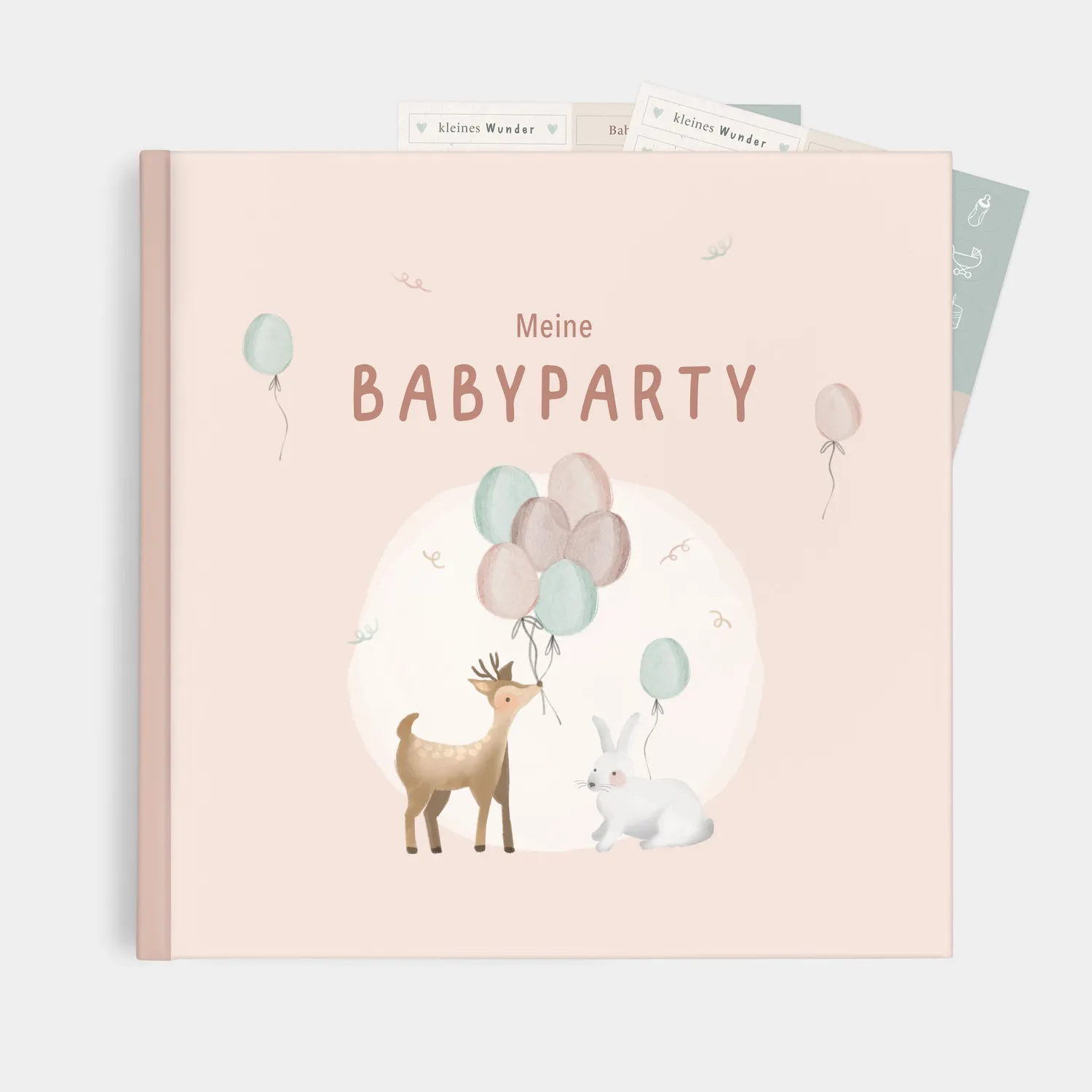 MINTKIND Babyparty Gästebuch Ratespiel 20 Gäste