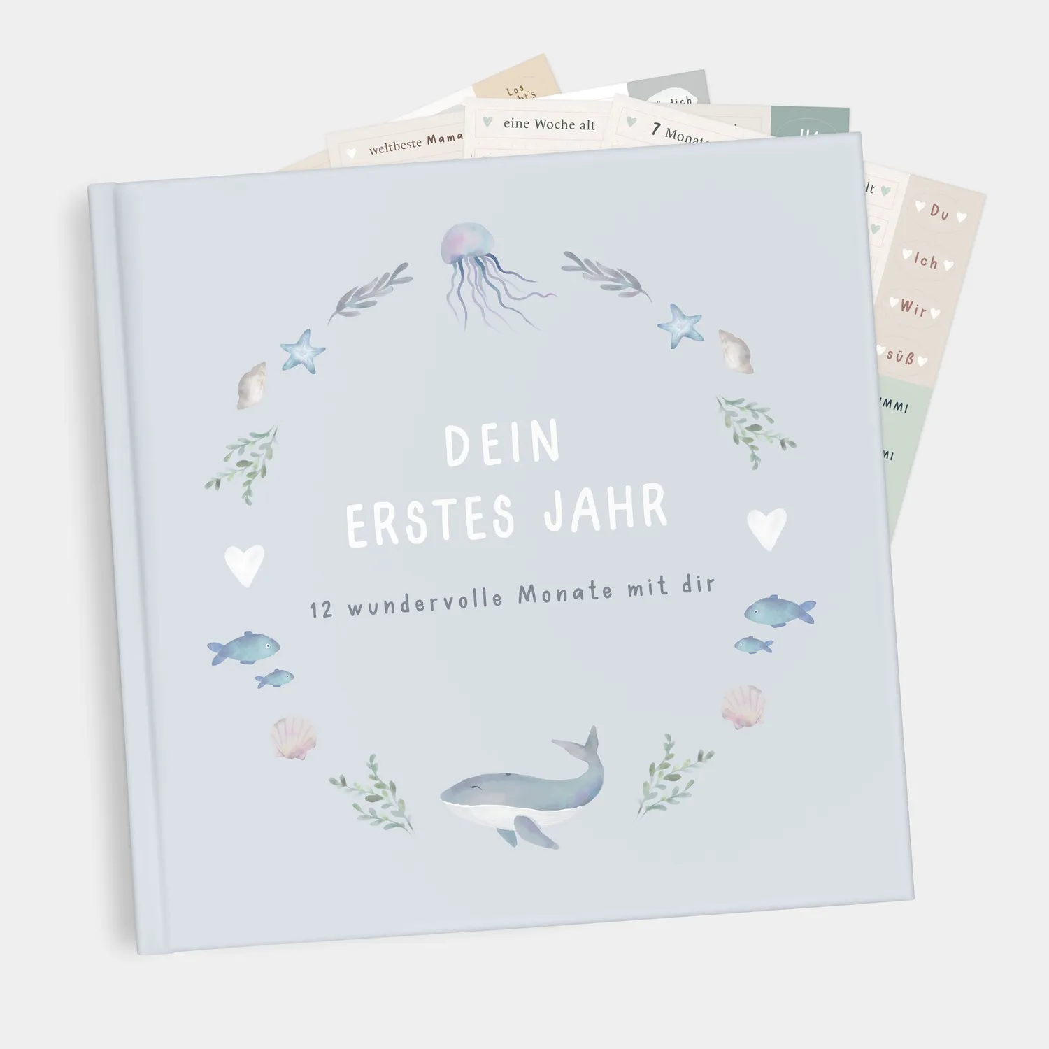 MINTKIND Mein erstes Lebensjahr Babytagebuch 176 Seiten