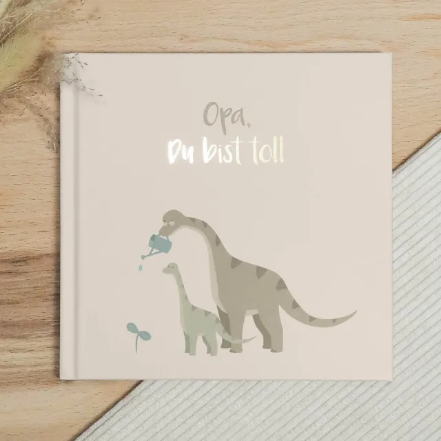 MINTKIND Opa Du bist toll Geschenkbuch Hardcover 32 Seiten