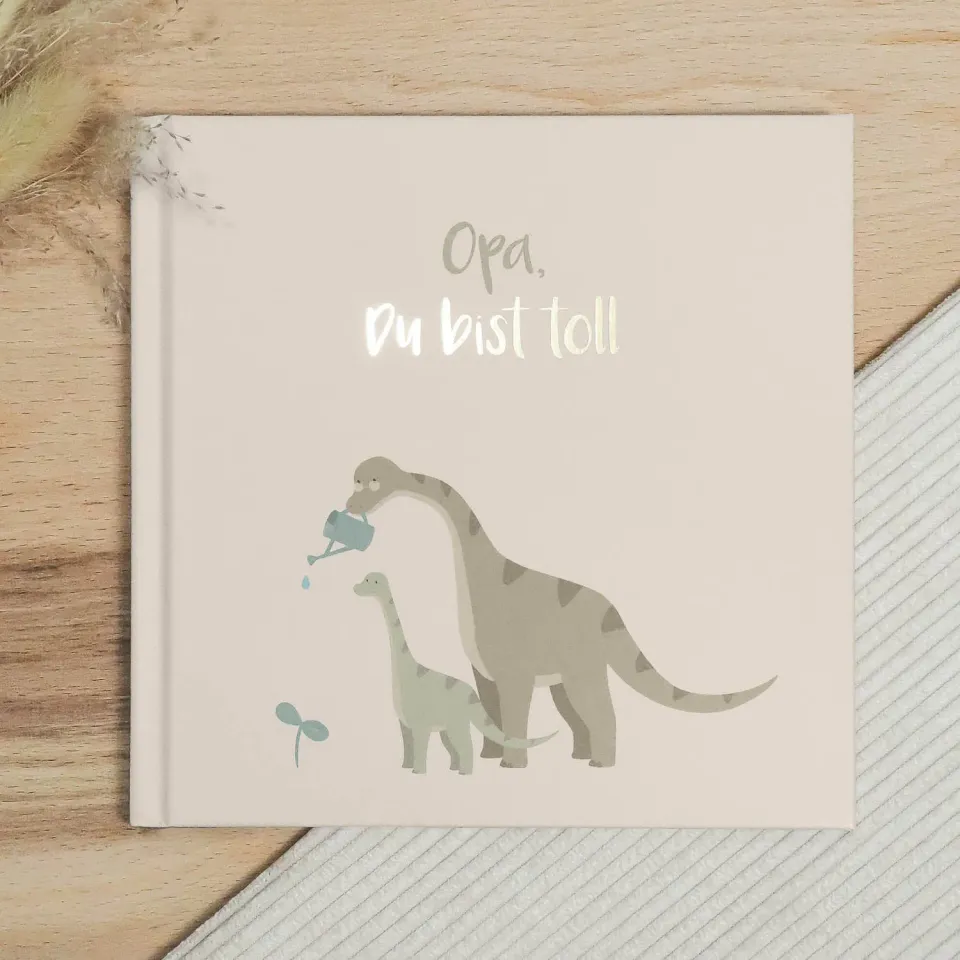 MINTKIND Opa Du bist toll Geschenkbuch Hardcover 32 Seiten