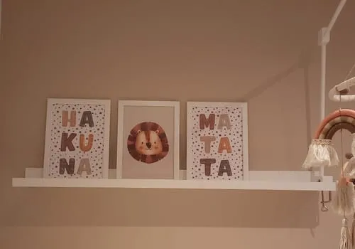 MeinBaby123 Wal Poster A2 Kinderzimmer matt