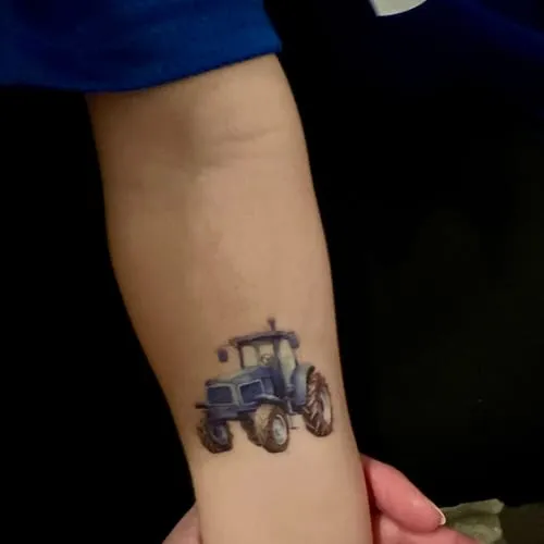 MeinBaby123 Kinder Tattoos Fahrzeuge Bagger 5er Set 550 Stück