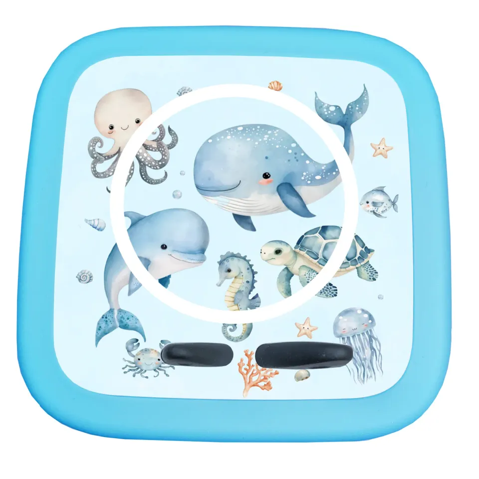 MeinBaby123 Toniebox 2 Schutzfolie Unterwasserwelt Blau