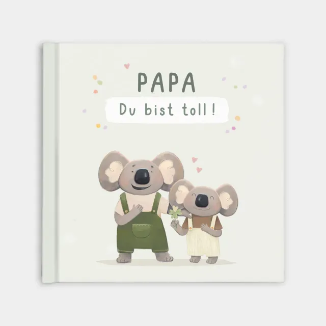 MINTKIND Geschenkbuch Papa du bist toll Ausfüllbuch Papa
