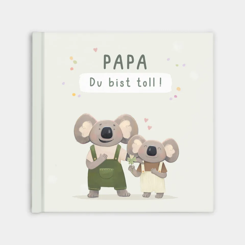 MINTKIND Geschenkbuch Papa du bist toll Ausfüllbuch Papa