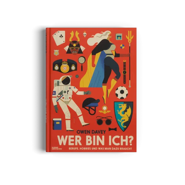 Gestalten Wer bin ich Bilderbuch Deutsch Berufe Owen Davey