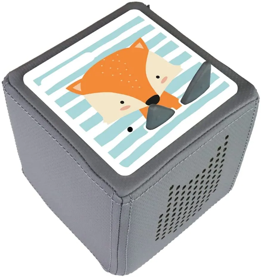 MeinBaby123 Toniebox Schutzfolie Bär & Fuchs 2er Set wasserfest