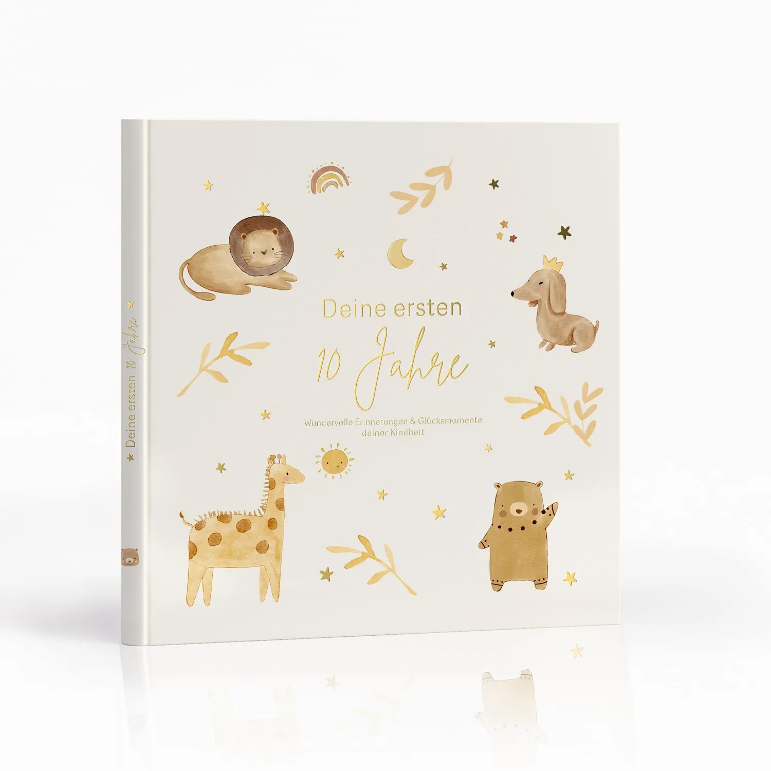 MeinBaby123 Deine ersten 10 Jahre Erinnerungsalbum Naturpapier