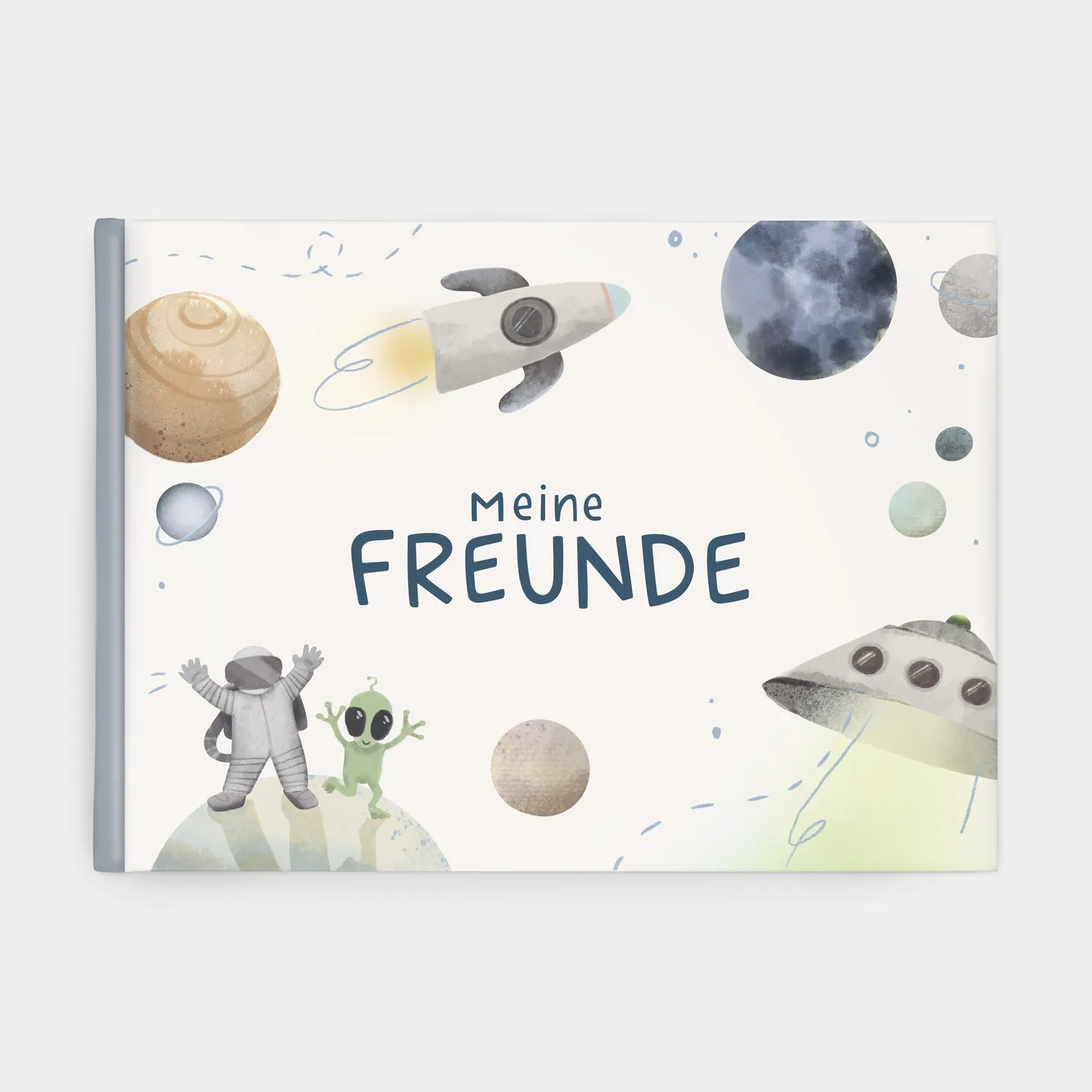 MINTKIND Freundebuch Grundschule Weltall Dunkel