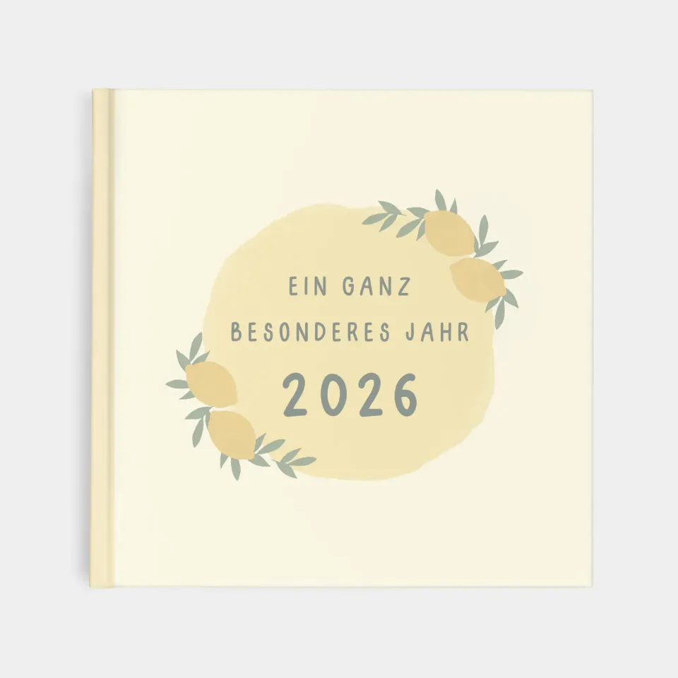 MINTKIND Jahrbuch 2026 Erinnerungsbuch Familie Baby Paar