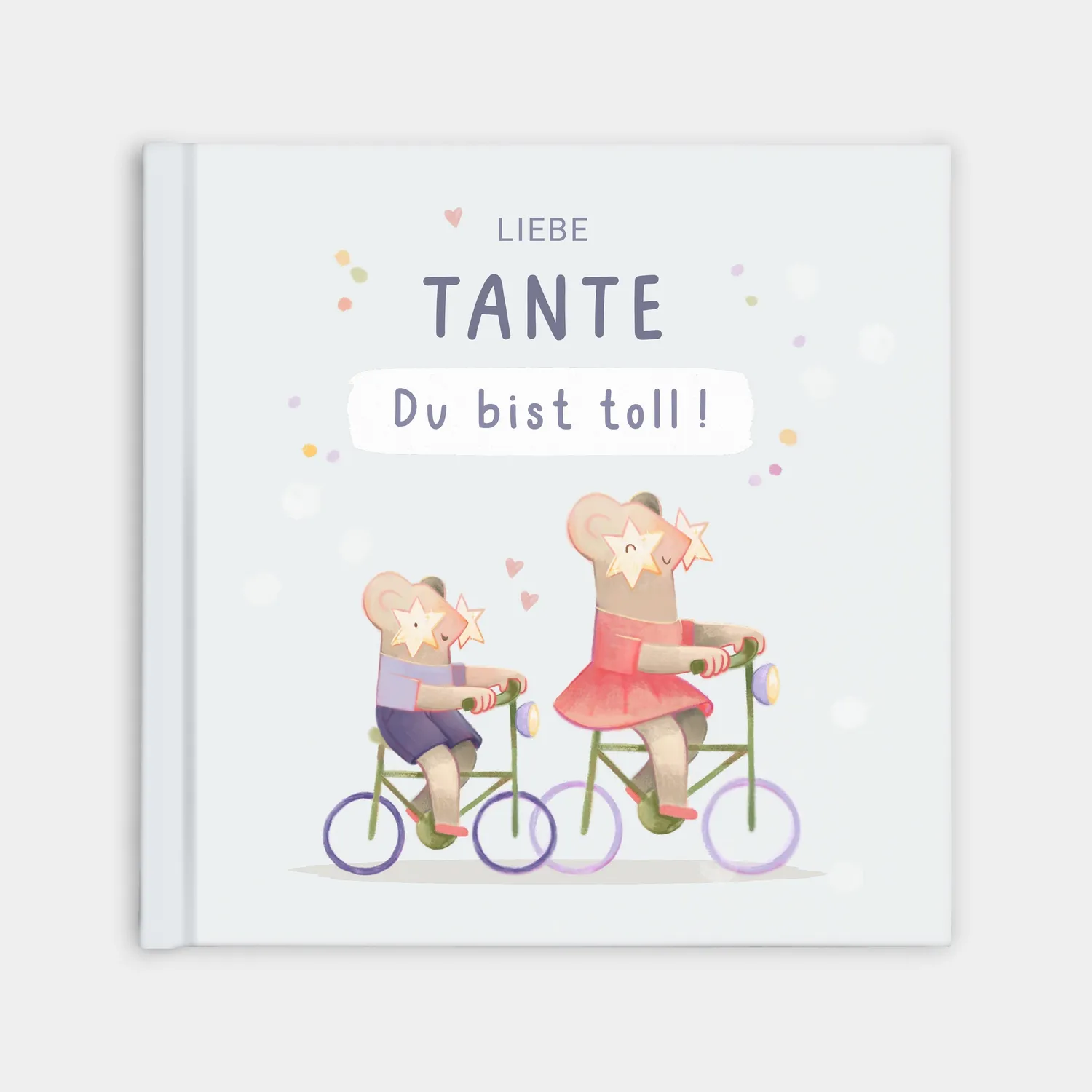 MINTKIND Tante Geschenk Set Buch Tasse Karte 3-teilig