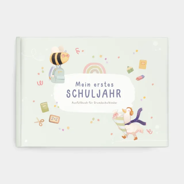 MINTKIND Mein erstes Schuljahr Erinnerungsalbum 60 Seiten
