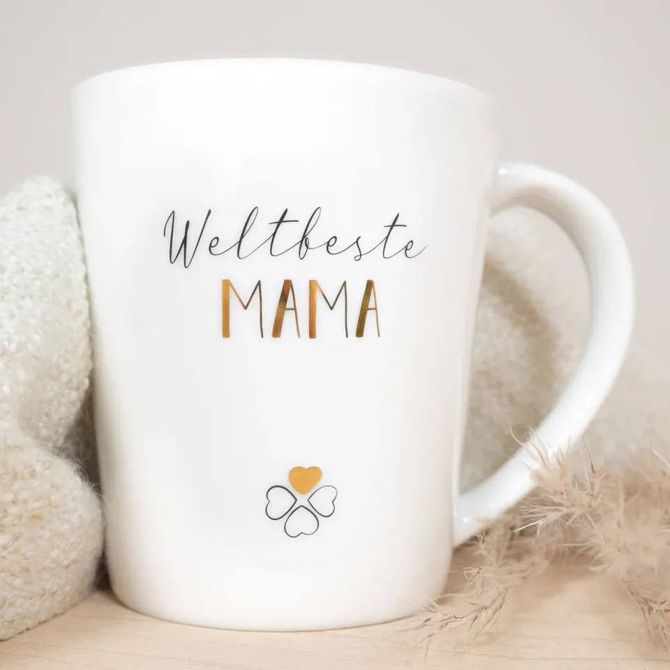 MINTKIND Weltbeste Mama Becher Porzellan 250ml