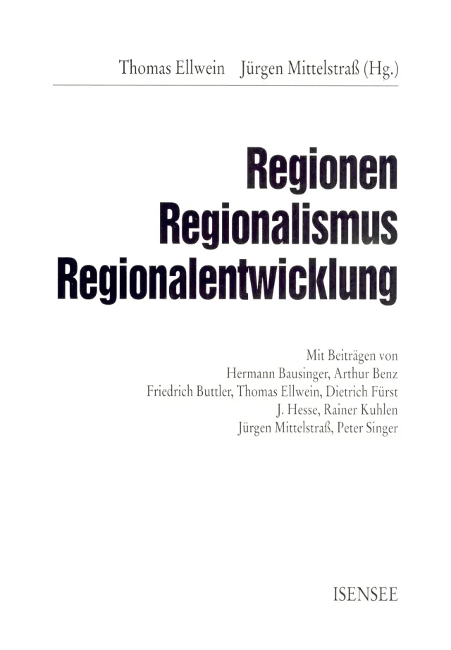 Isensee Nordwest Regionen-Regionalismus-Regionalentwicklung Buch Sachbuch