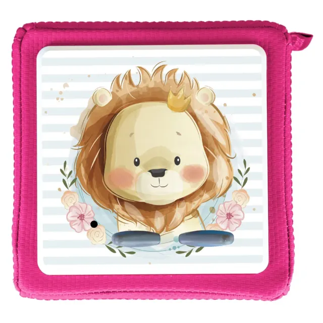 MeinBaby123 Toniebox Schutzfolie Sticker Löwe Krone hellblau
