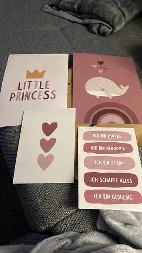 MeinBaby123 Unterwasserwelt Poster 6er Set A4 & A5 matt